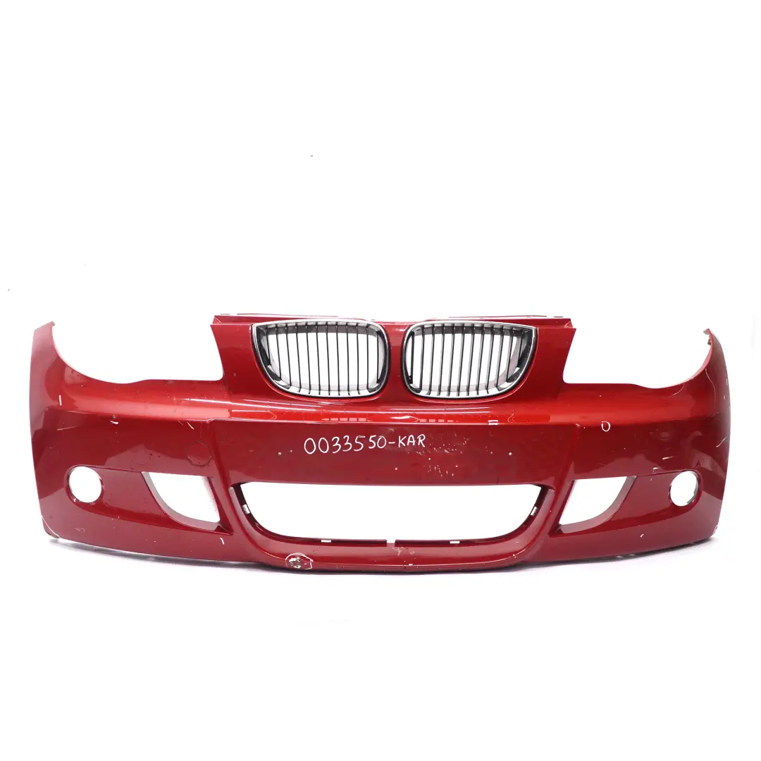 Bumper Front M Sport Trim Panel Karmesinrot Crimson Red - A61 to BMW E81 E87 LCI with Part number 0033550 BMW E81 E87 LCI Bumper Front M Sport Trim Panel Karmesinrot Crimson Red - A61 - SKU 0033550-KAR - Part number 0033550