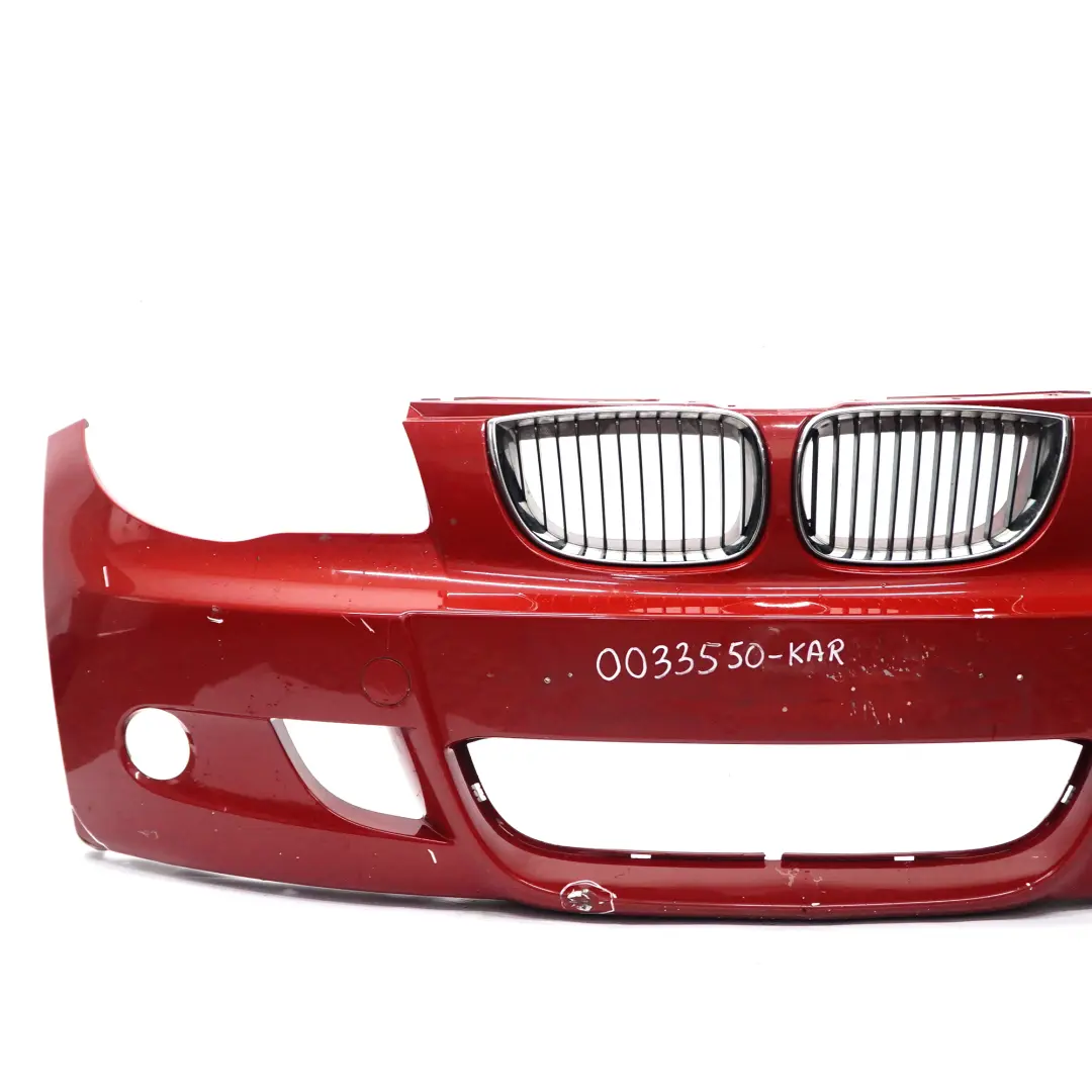 Bumper Front M Sport Trim Panel Karmesinrot Crimson Red - A61 to BMW E81 E87 LCI with Part number 0033550 BMW E81 E87 LCI Bumper Front M Sport Trim Panel Karmesinrot Crimson Red - A61 - SKU 0033550-KAR - Part number 0033550