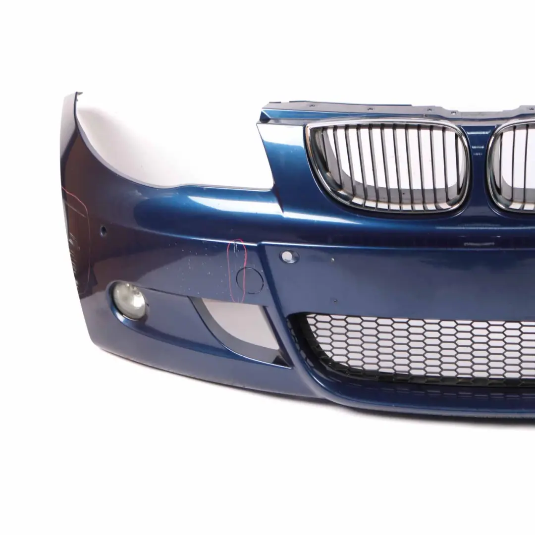  Front Bumper BMW E81 E87 LCI M Sport Trim Panel Montegoblau Blue - A51 - SKU 0033550-LMB - Part number 0033550