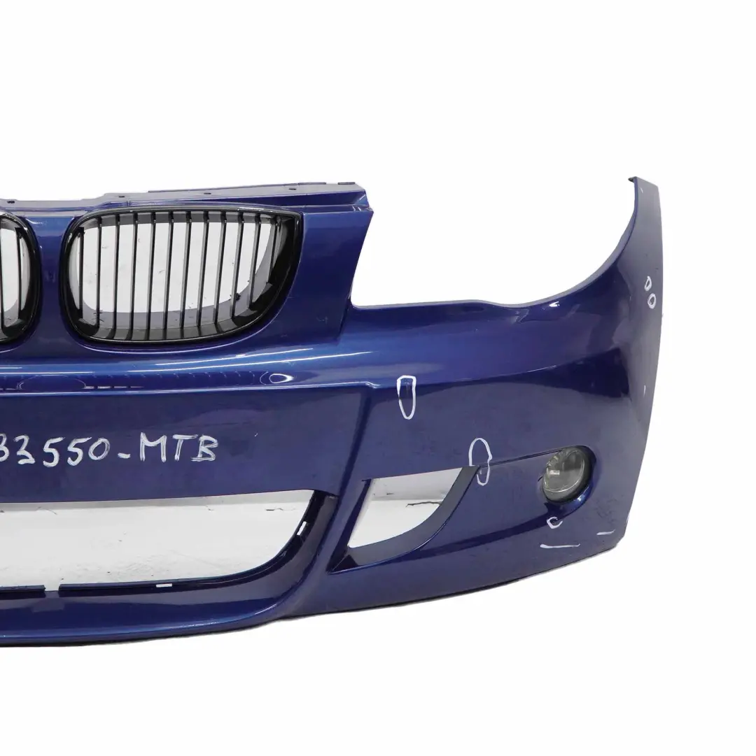  Front Bumper BMW E81 E87 LCI M Sport Trim Panel Montegoblau Blue - A51 - SKU 0033550-MTB - Part number 0033550