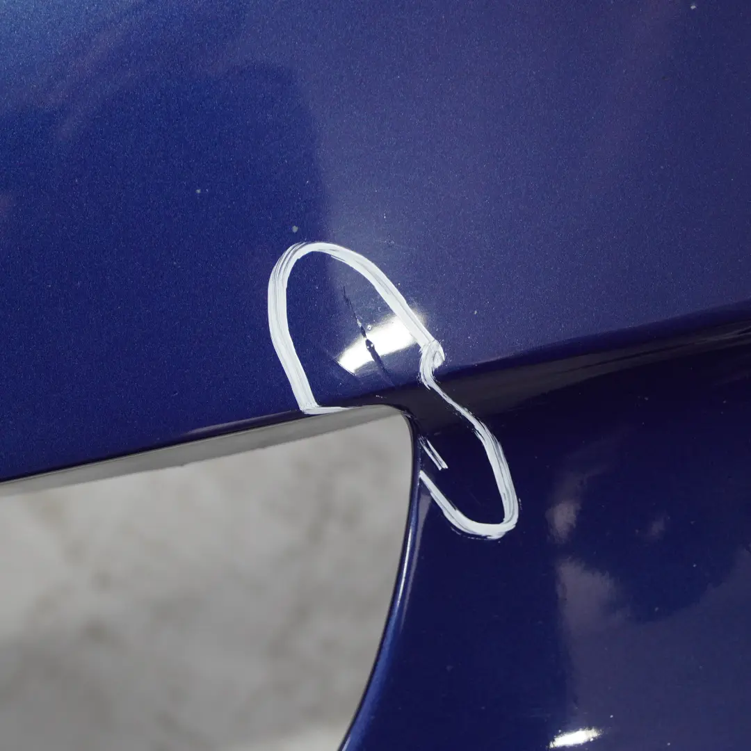  Front Bumper BMW E81 E87 LCI M Sport Trim Panel Montegoblau Blue - A51 - SKU 0033550-MTB - Part number 0033550
