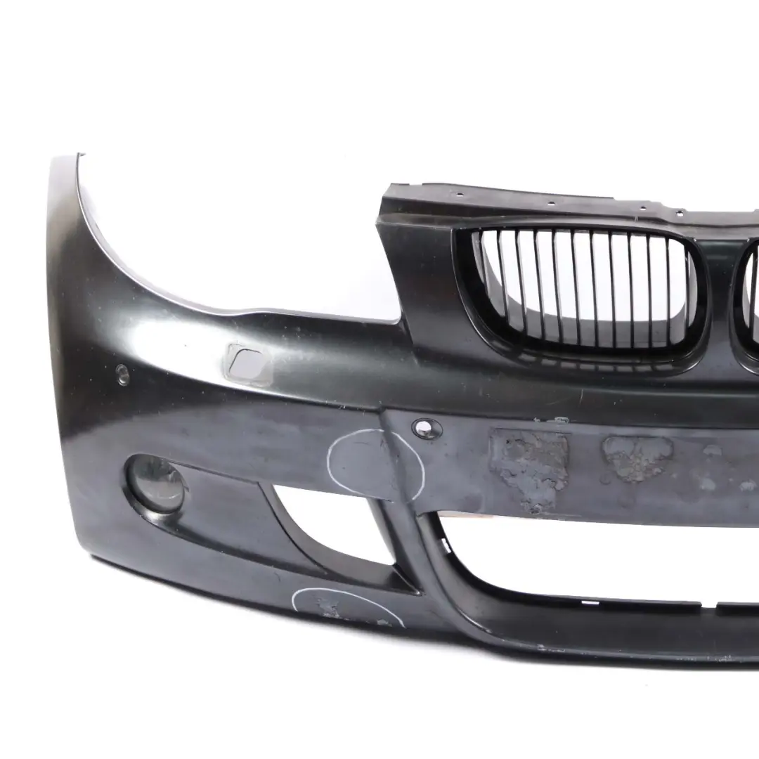 BMW E81 E87 Front Bumper M Sport Trim Panel Sparkling Graphite Metallic - A22 - SKU 0033550-SG1 - Part number 0033550