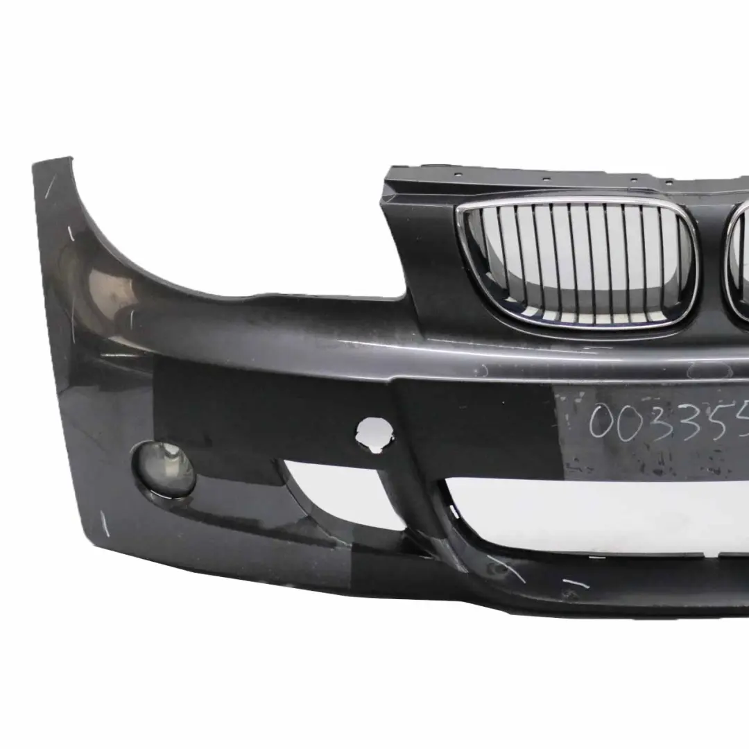 BMW E81 E87 M Sport Front Bumper Trim Panel Sparkling Graphite Metallic - A22 - SKU 0033550-SG - Part number 0033550