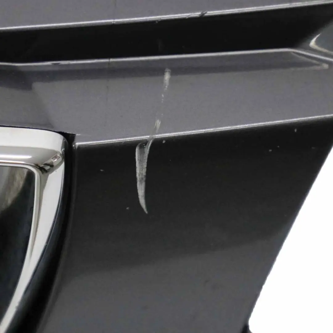 BMW E81 E87 M Sport Front Bumper Trim Panel Sparkling Graphite Metallic - A22 - SKU 0033550-SG - Part number 0033550