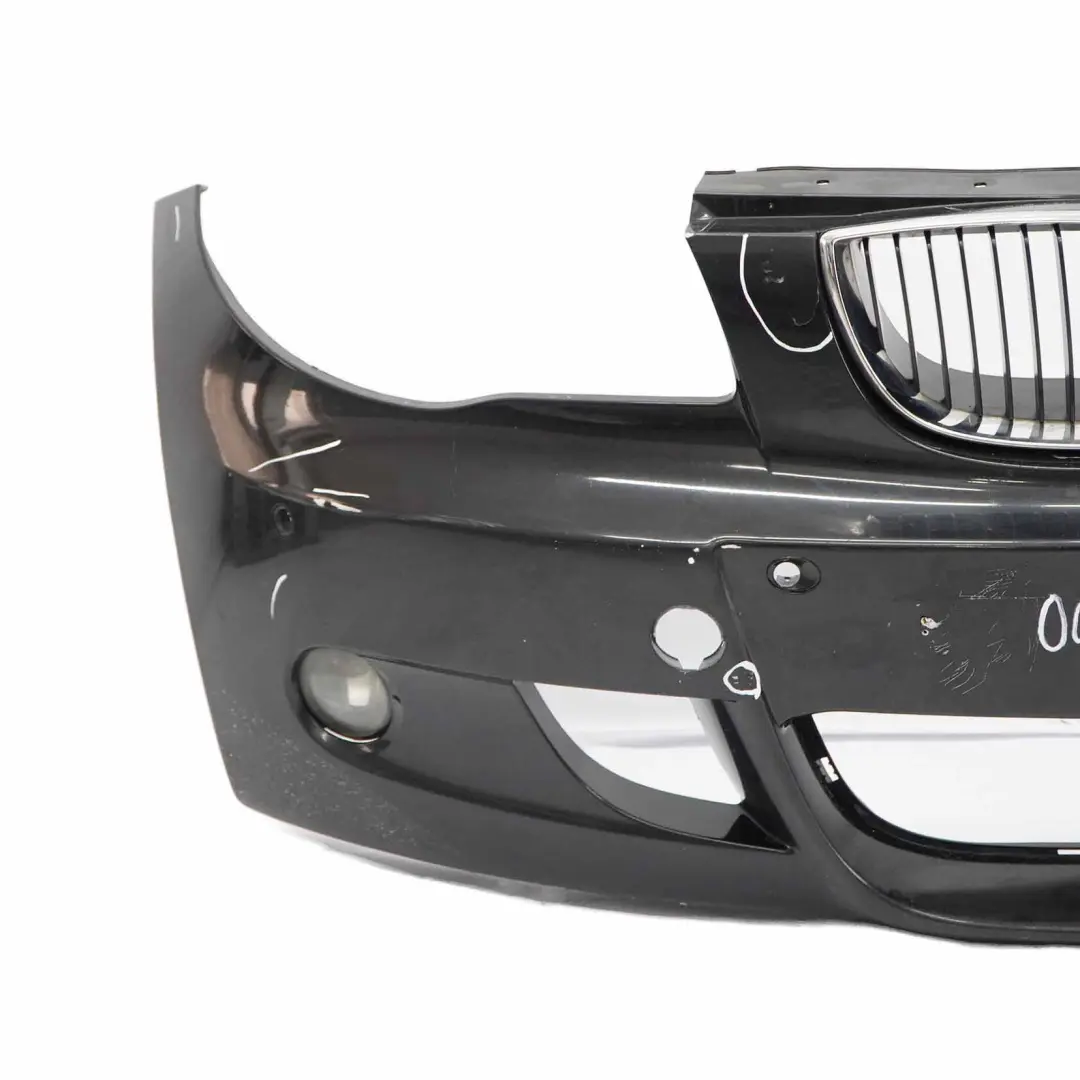 BMW E81 E87 Front Bumper M Sport Trim Panel PDC Black Sapphire - 475 - SKU 0033551-BS1 - Part number 0033551