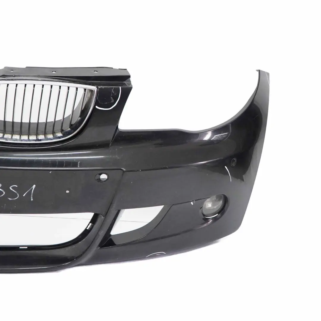 BMW E81 E87 Front Bumper M Sport Trim Panel PDC Black Sapphire - 475 - SKU 0033551-BS1 - Part number 0033551