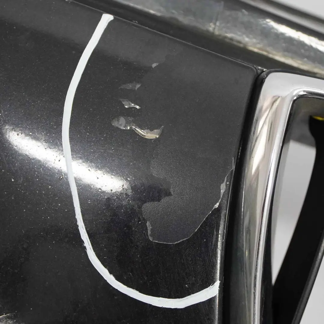 BMW E81 E87 Front Bumper M Sport Trim Panel PDC Black Sapphire - 475 - SKU 0033551-BS1 - Part number 0033551