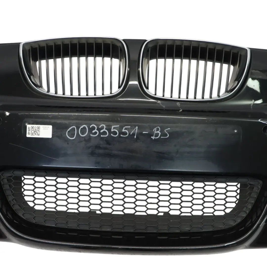 BMW E81 E87 LCI Zderzak Przedni M-Pakiet Black Sapphire Czarny - 475 - SKU 0033551-BS - Numer Części 0033551