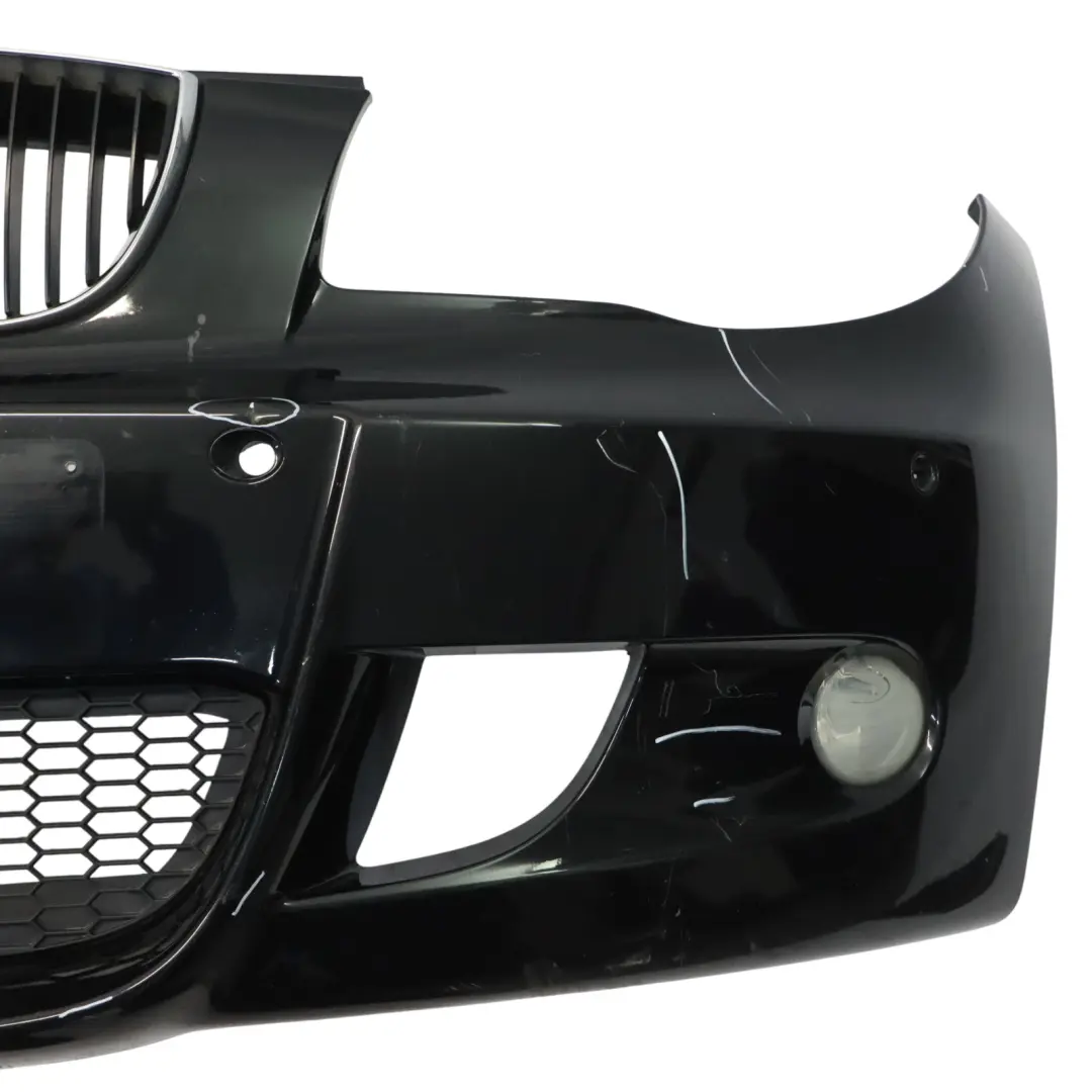 BMW E81 E87 LCI Zderzak Przedni M-Pakiet Black Sapphire Czarny - 475 - SKU 0033551-BS - Numer Części 0033551