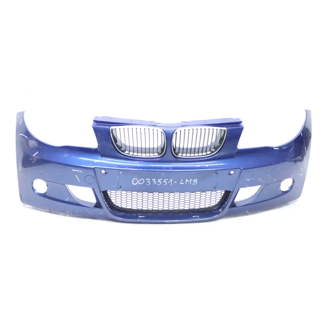 Front Bumper BMW E81 E87 M Sport Trim Panel PDC Le Mans Blue Metallic - 381 to with Part number 0033551 Front Bumper BMW E81 E87 M Sport Trim Panel PDC Le Mans Blue Metallic - 381 - SKU 0033551-LMB - Part number 0033551