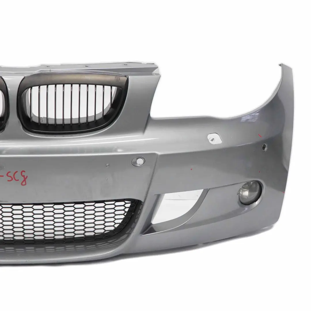 Front Bumper Trim Panel PDC Spacegrau Space Grey - A52 to BMW 1 E81 E87 M Sport with Part number 0033551 BMW 1 E81 E87 M Sport Front Bumper Trim Panel PDC Spacegrau Space Grey - A52 - SKU 0033551-SCG - Part number 0033551