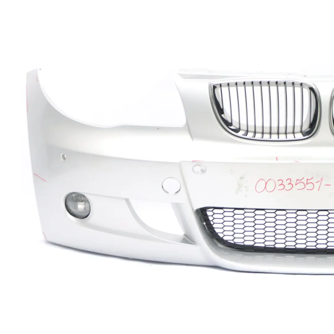 Front Bumper M Sport Trim Panel PDC Titansilber Silver - 354 to BMW E81 E87 with Part number 0033551 BMW E81 E87 Front Bumper M Sport Trim Panel PDC Titansilber Silver - 354 - SKU 0033551-TS - Part number 0033551