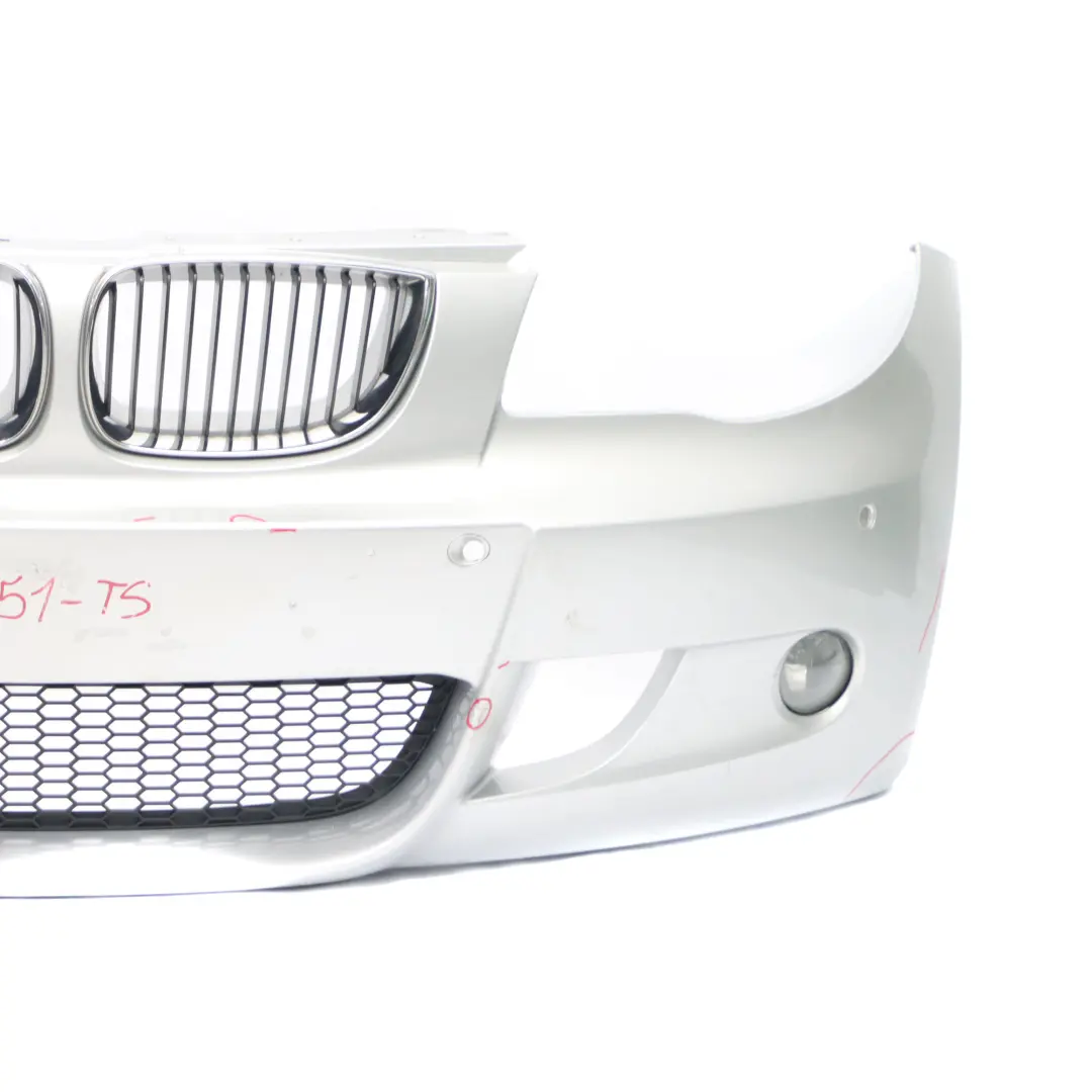 Front Bumper M Sport Trim Panel PDC Titansilber Silver - 354 to BMW E81 E87 with Part number 0033551 BMW E81 E87 Front Bumper M Sport Trim Panel PDC Titansilber Silver - 354 - SKU 0033551-TS - Part number 0033551