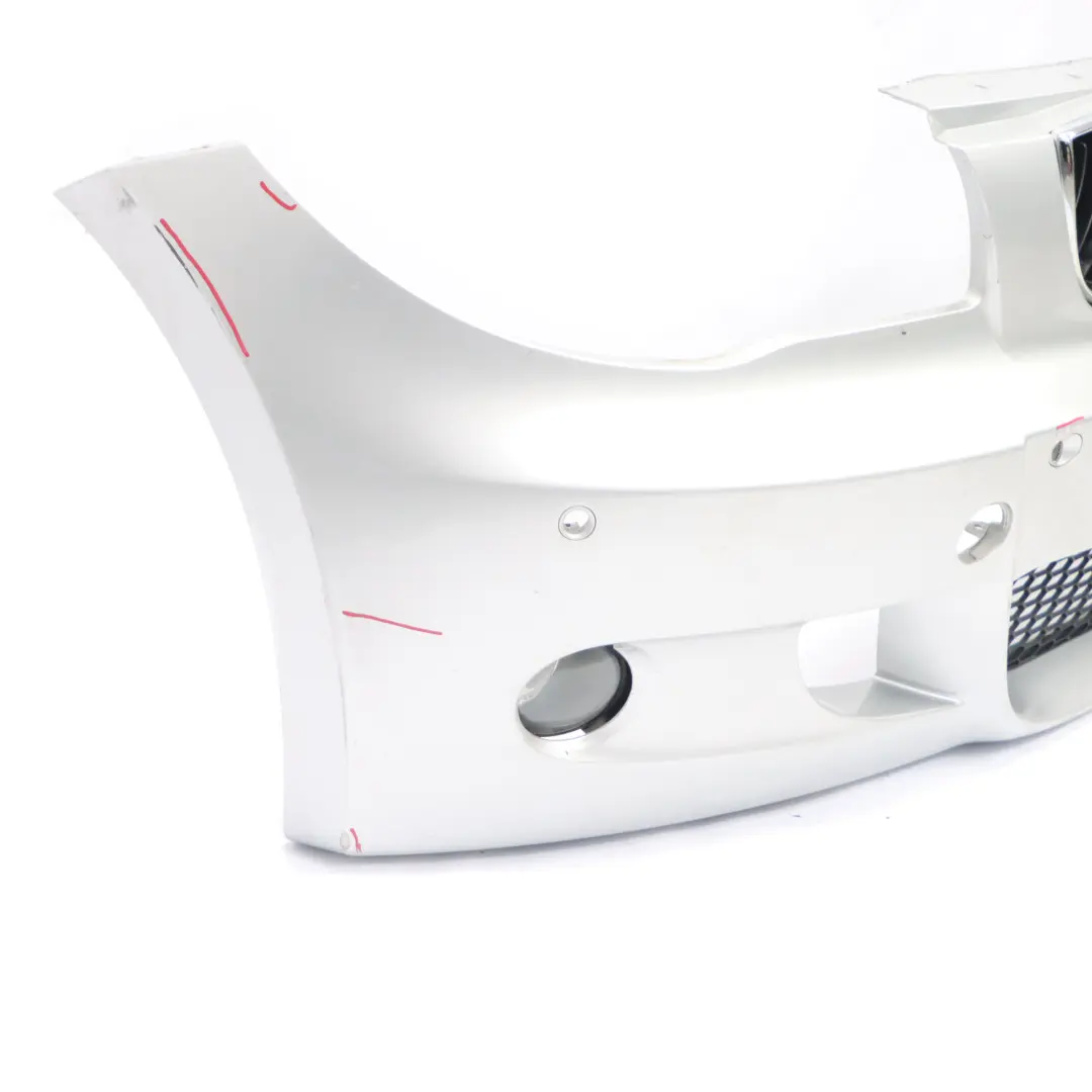 Front Bumper M Sport Trim Panel PDC Titansilber Silver - 354 to BMW E81 E87 with Part number 0033551 BMW E81 E87 Front Bumper M Sport Trim Panel PDC Titansilber Silver - 354 - SKU 0033551-TS - Part number 0033551