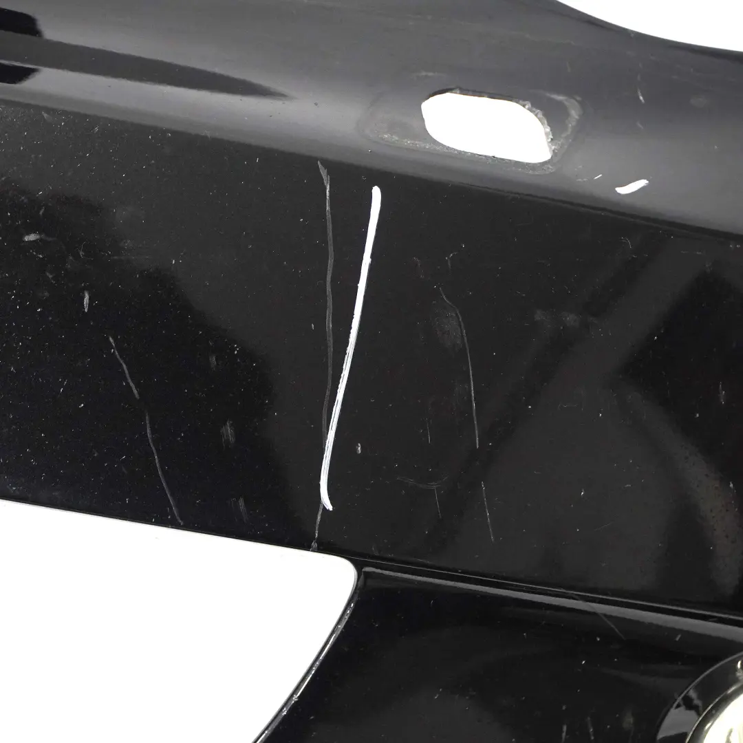 BMW E81 E87 Front Bumper M Sport Trim Panel Black Sapphire Metallic - 475 - SKU 0033553-BS - Part number 0033553