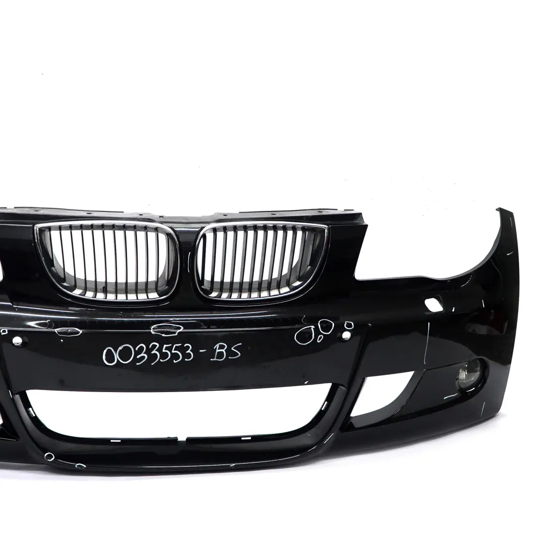 BMW E81 E87 Front Bumper M Sport Trim Panel Black Sapphire Metallic - 475 - SKU 0033553-BS - Part number 0033553