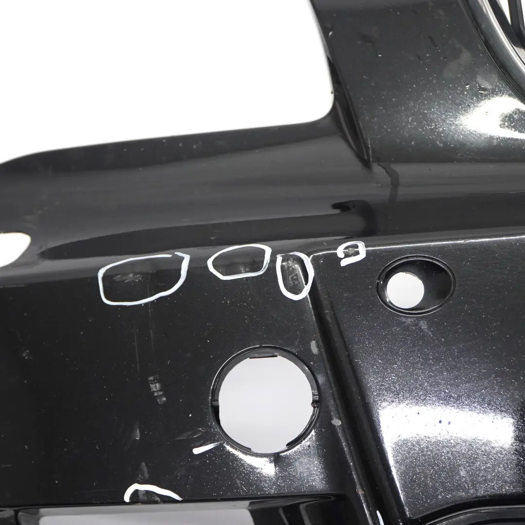 BMW E81 E87 Front Bumper M Sport Trim Panel Black Sapphire Metallic - 475 - SKU 0033553-BS - Part number 0033553