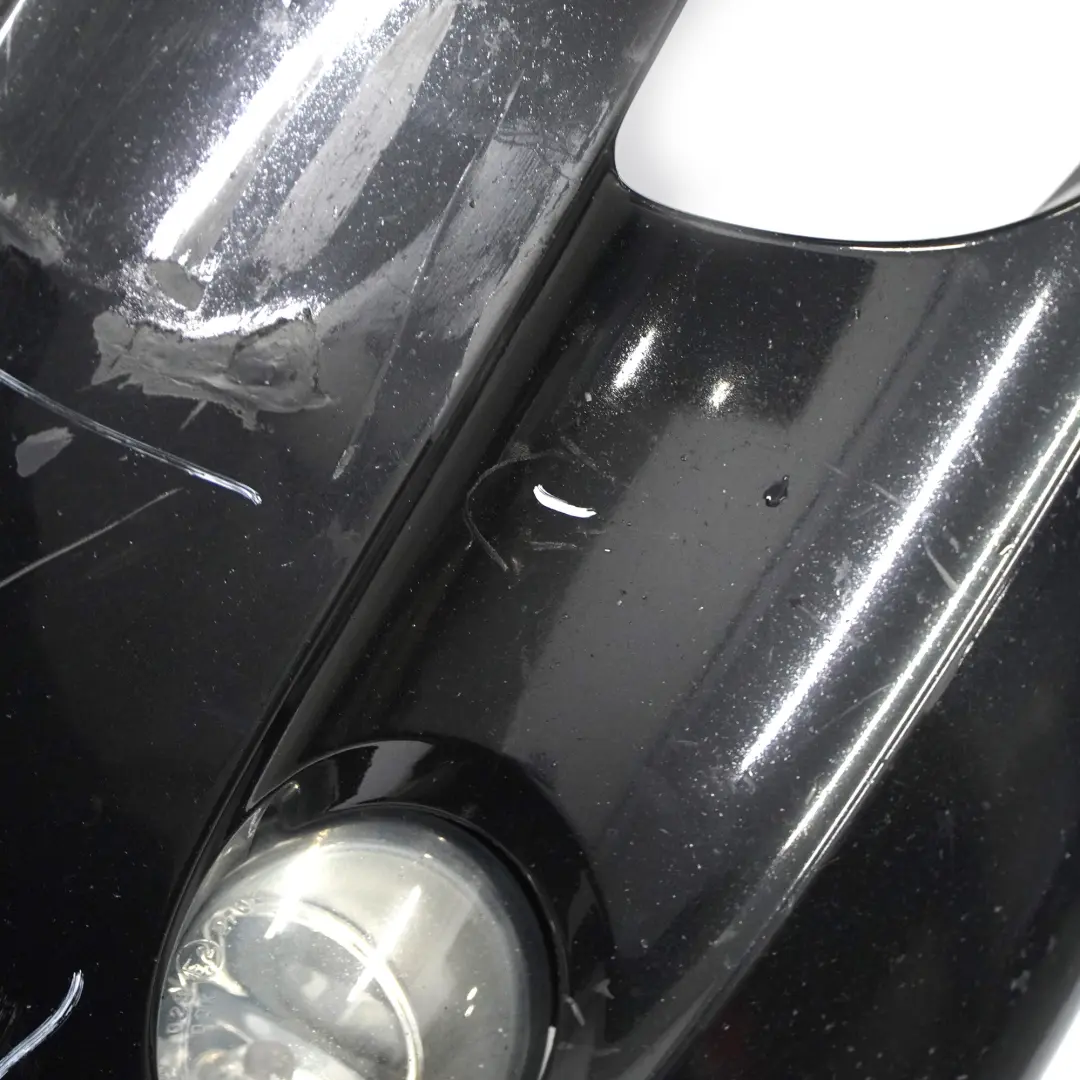 BMW E81 E87 Front Bumper M Sport Trim Panel Black Sapphire Metallic - 475 - SKU 0033553-BS - Part number 0033553