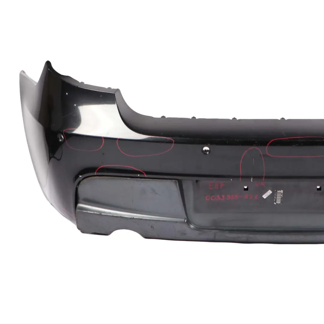 Bumper Trim Panel PDC Black Sapphire Metallic - 475 to BMW E87 M Sport Rear with Part number 0033555 BMW E87 M Sport Rear Bumper Trim Panel PDC Black Sapphire Metallic - 475 - SKU 0033555-BS1 - Part number 0033555
