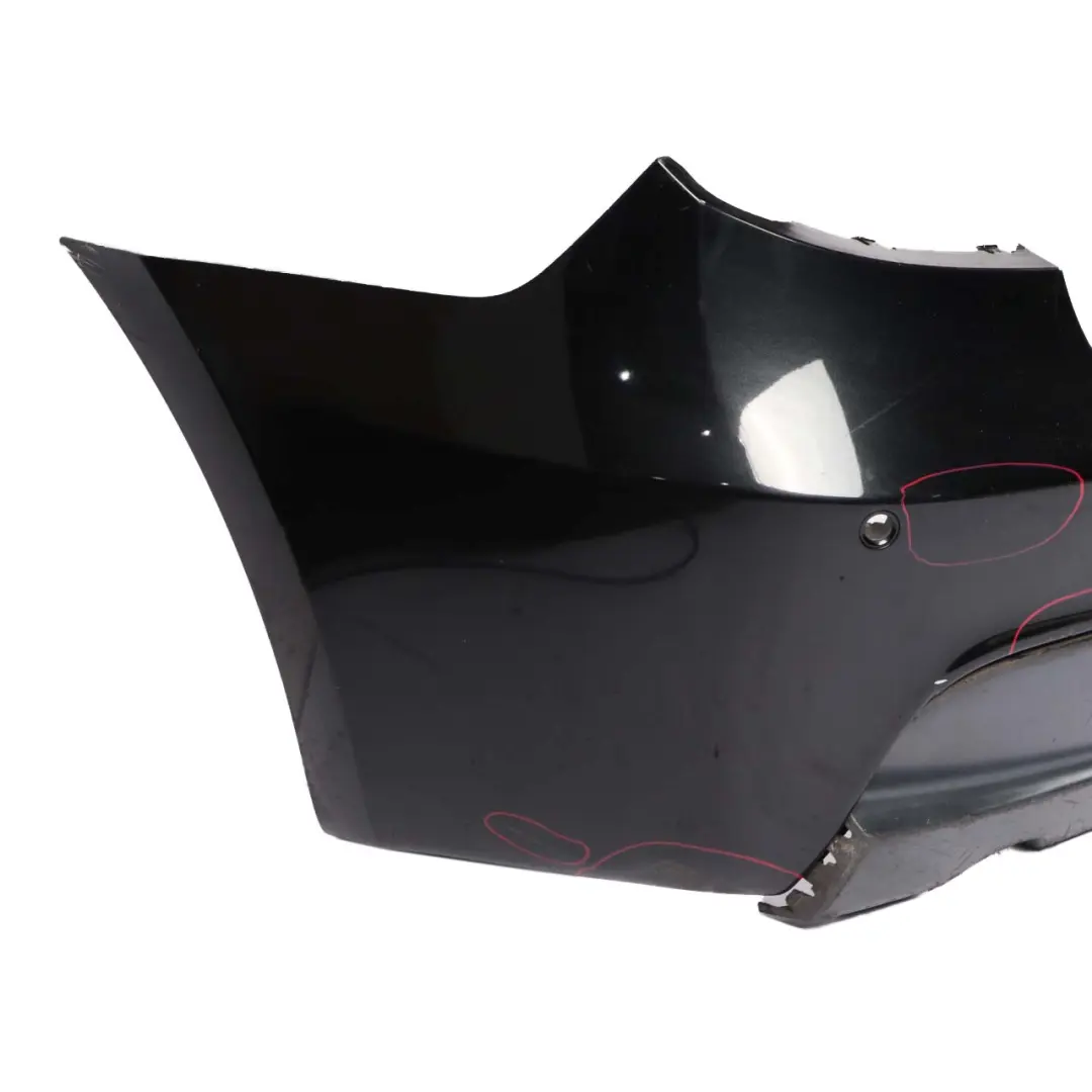BMW E87 M Sport Zderzak Tylny Panel Tył Czarny Szafirowy Metalik - 475 - SKU 0033555-BS1 - Numer Części 0033555