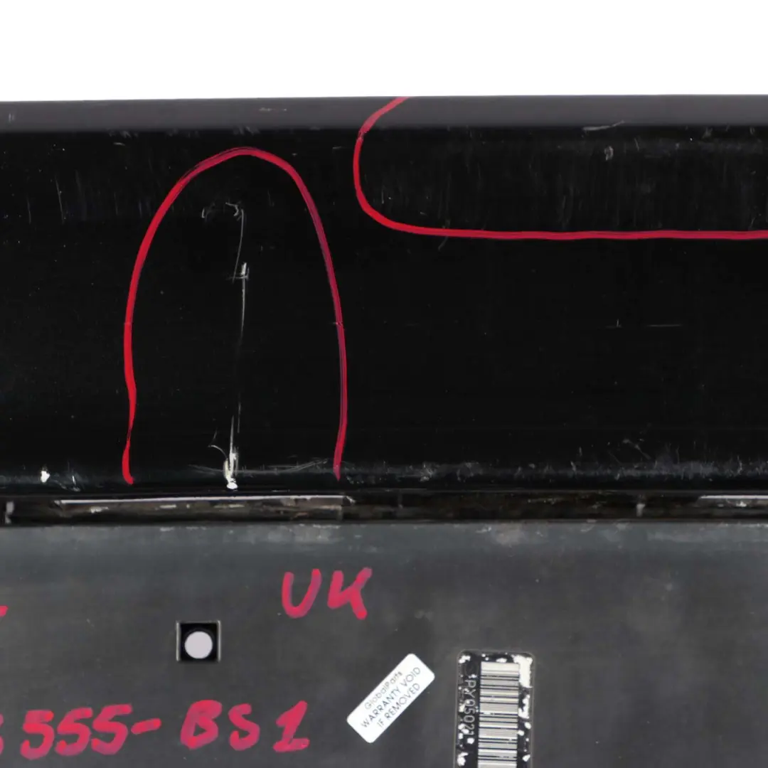 BMW E87 M Sport Rear Bumper Trim Panel PDC Black Sapphire Metallic - 475 - SKU 0033555-BS1 - Part number 0033555