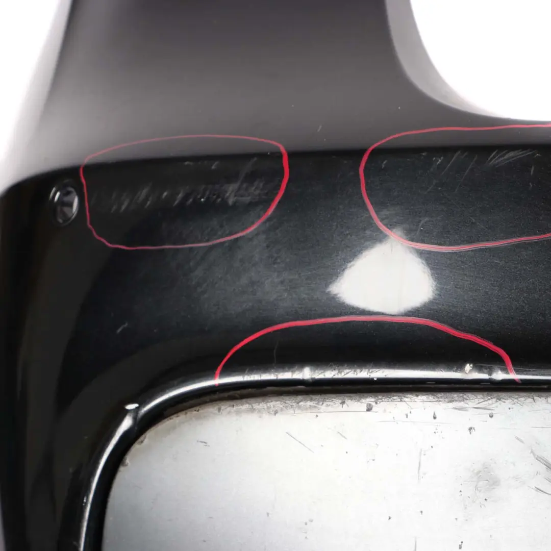 BMW E87 M Sport Rear Bumper Trim Panel PDC Black Sapphire Metallic - 475 - SKU 0033555-BS1 - Part number 0033555