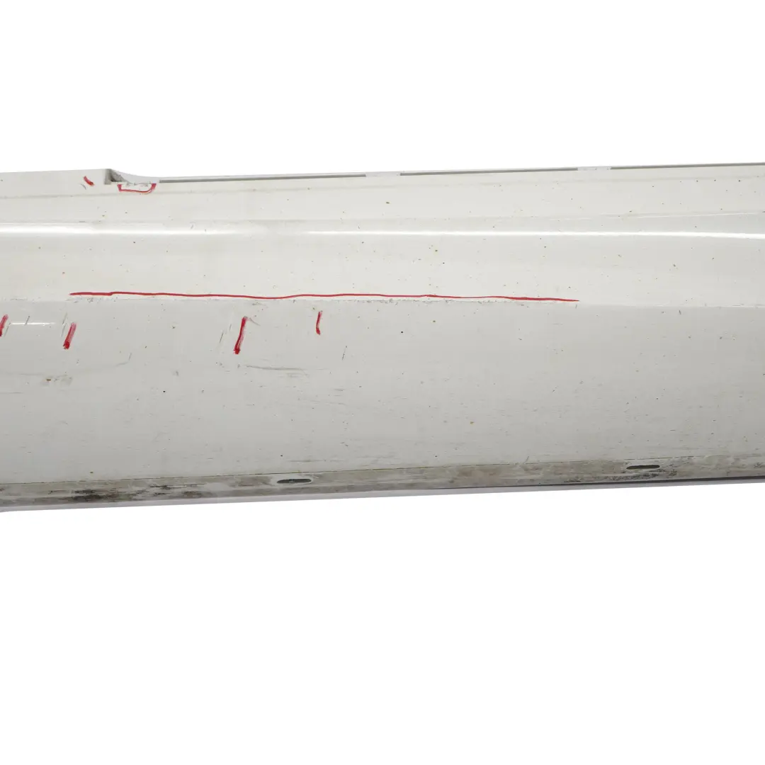 BMW E87 LCI Baguette de seuil latérale droite M Sport Alpinweiss White 300 - SKU 0033556-AW2 - Numéro de pièce 0033556