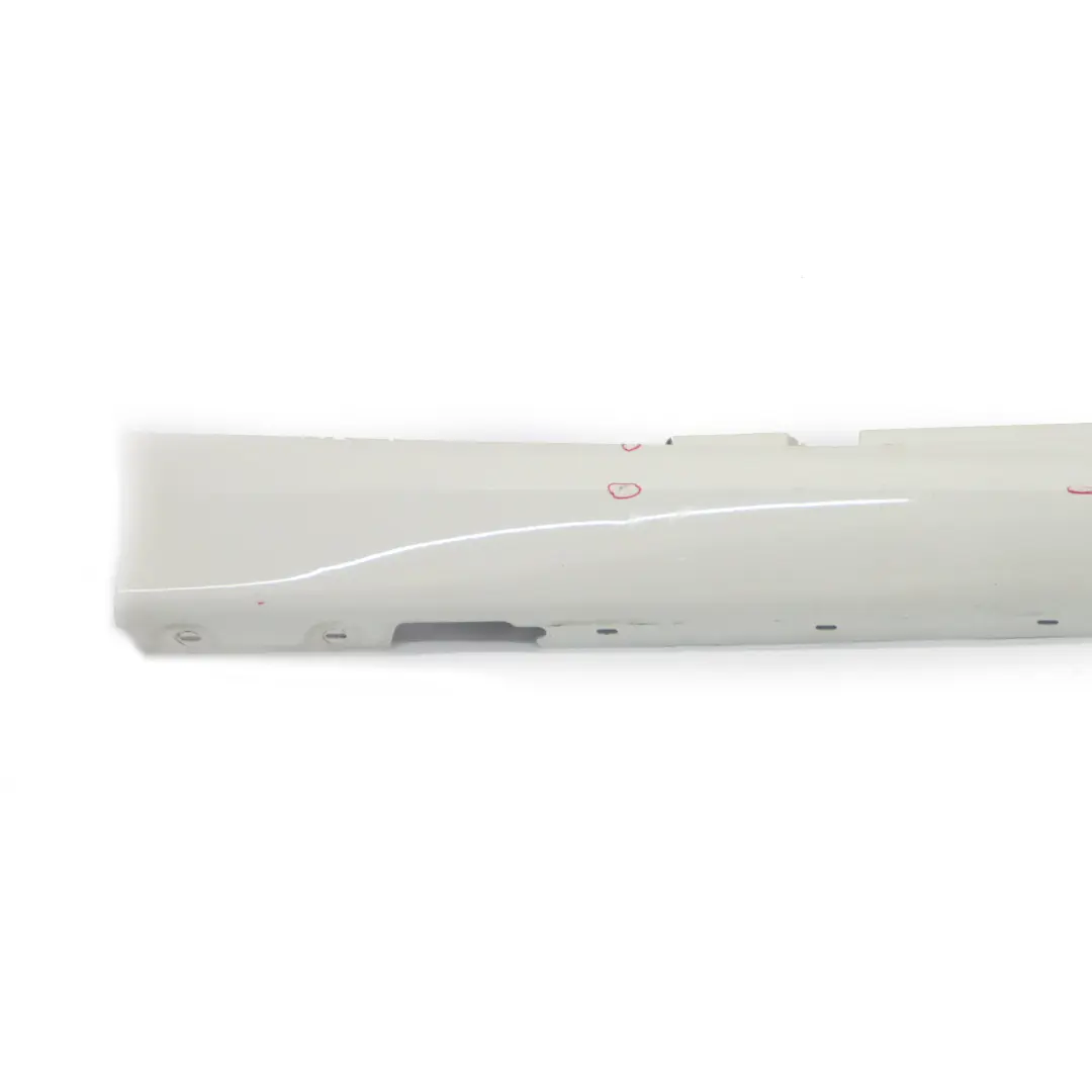 BMW E87 LCI Striscia davanzale Gonna laterale destra M Sport Alpinweiss - 300 - SKU 0033556-AW3 - Numero di parte 0033556