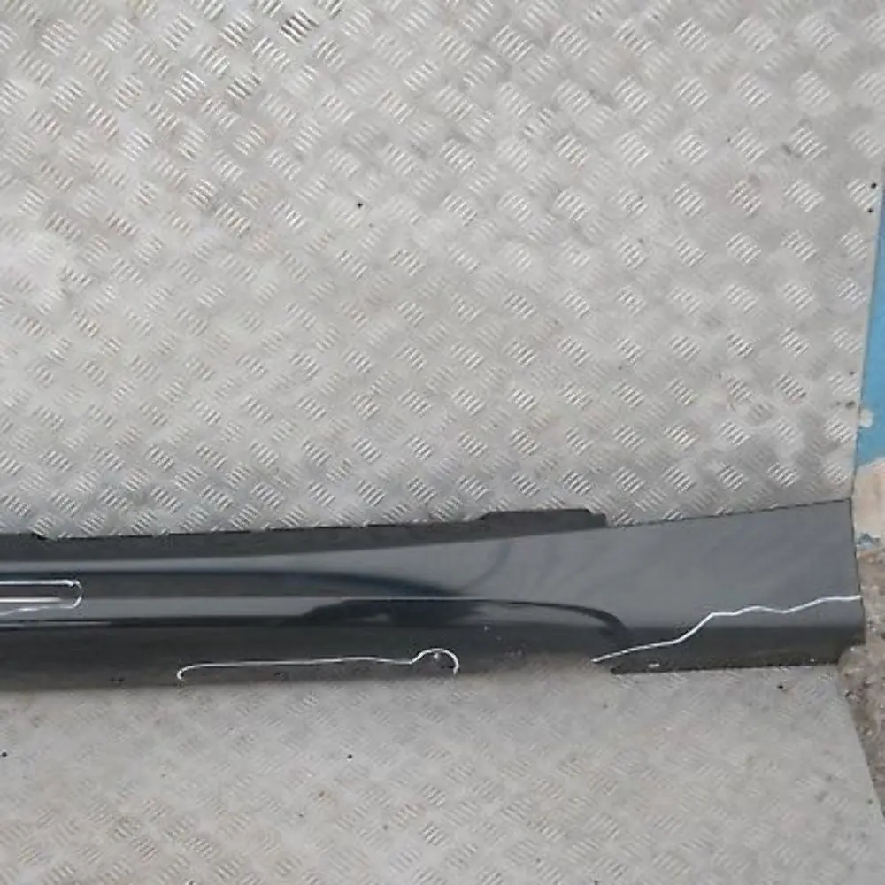 BMW E87 LCI M Sport Listello Portiera Apertura Gonna Destra Black Zaffiro - SKU 0033556-BS1 - Numero di parte 33556