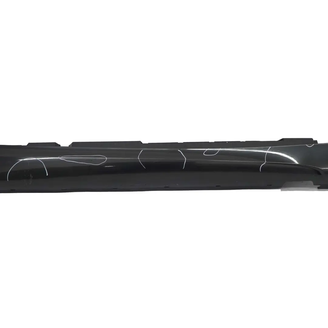 BMW E87 LCI M Sport Sill Strip Side Skirt Right O/S Black Sapphire - 475 - SKU 0033556-BS7 - Part number 0033556