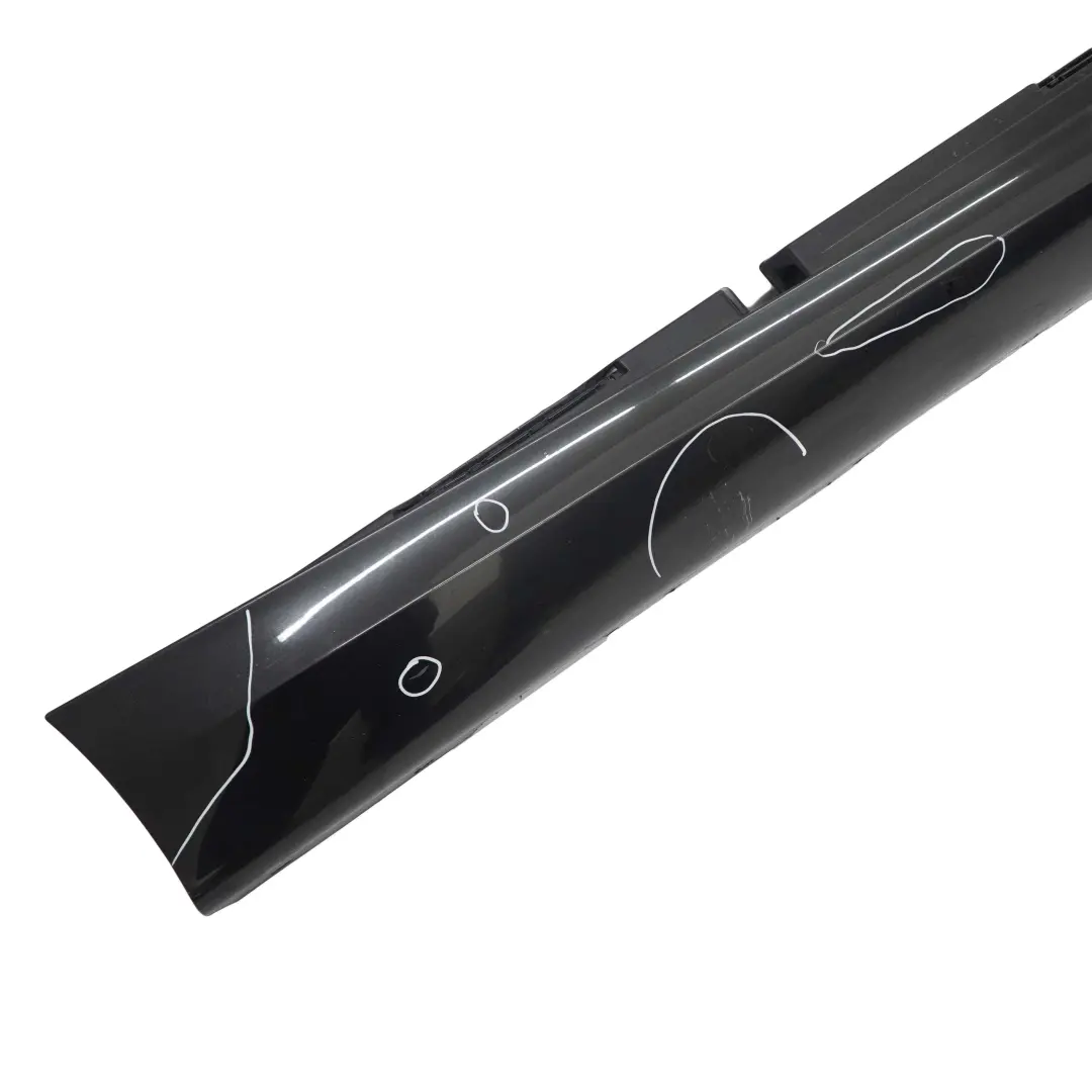 BMW E87 LCI M Sport Schwellerleiste Blende Schweller Rechts Black Sapphire - 475 - SKU 0033556-BS7 - Teilenummer 0033556
