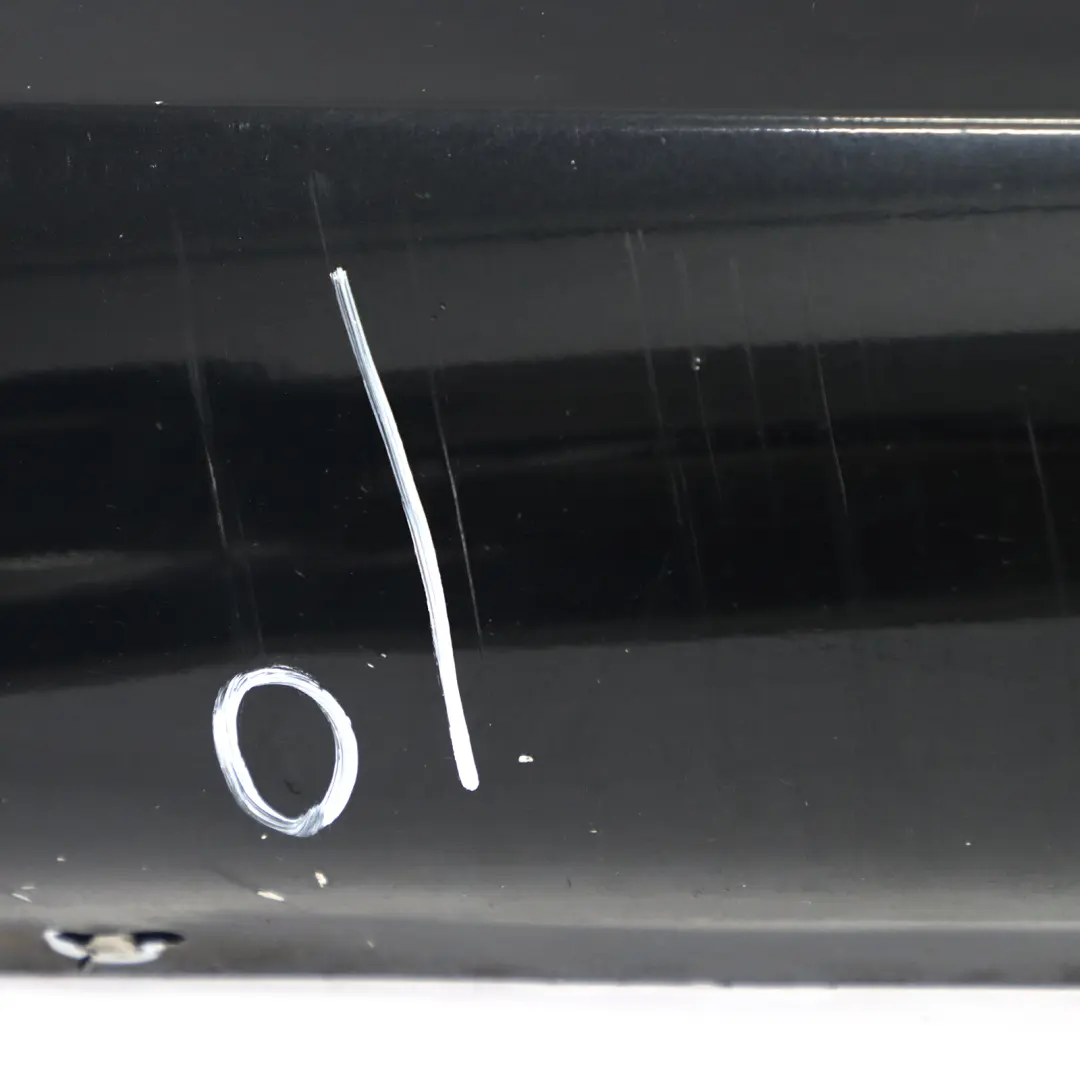 BMW E87 LCI M Sport Sill Strip Faldón Lateral Derecho Negro Zafiro 475 - SKU 0033556-BS - Número de pieza 0033556