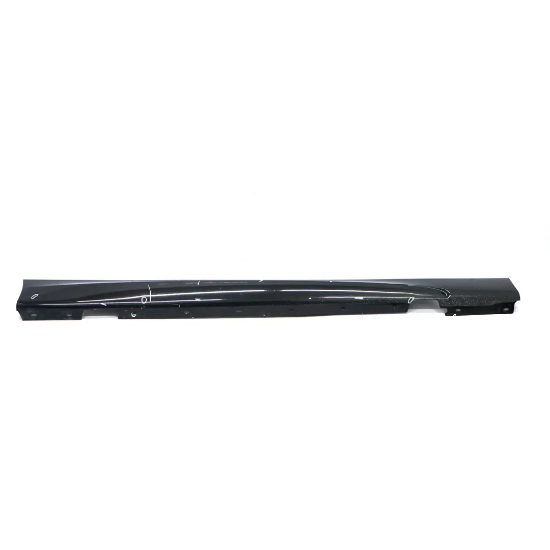 BMW E87 LCI M Sport Sill Strip Faldón Lateral Derecho Negro Zafiro 475 - SKU 0033556-BS - Número de pieza 0033556