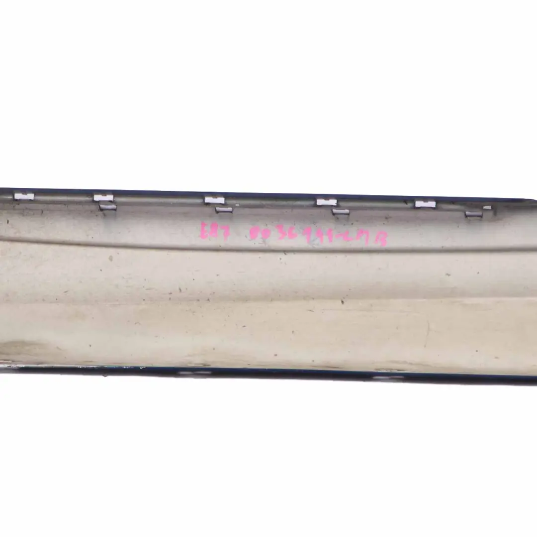 Sill Strip Side Skirt Right O/S Le Mans Blue Metallic - 381 to BMW E87 LCI M Sport with Part number 0033556 BMW E87 LCI M Sport Sill Strip Side Skirt Right O/S Le Mans Blue Metallic - 381 - SKU 0033556-LMB6 - Part number 0033556