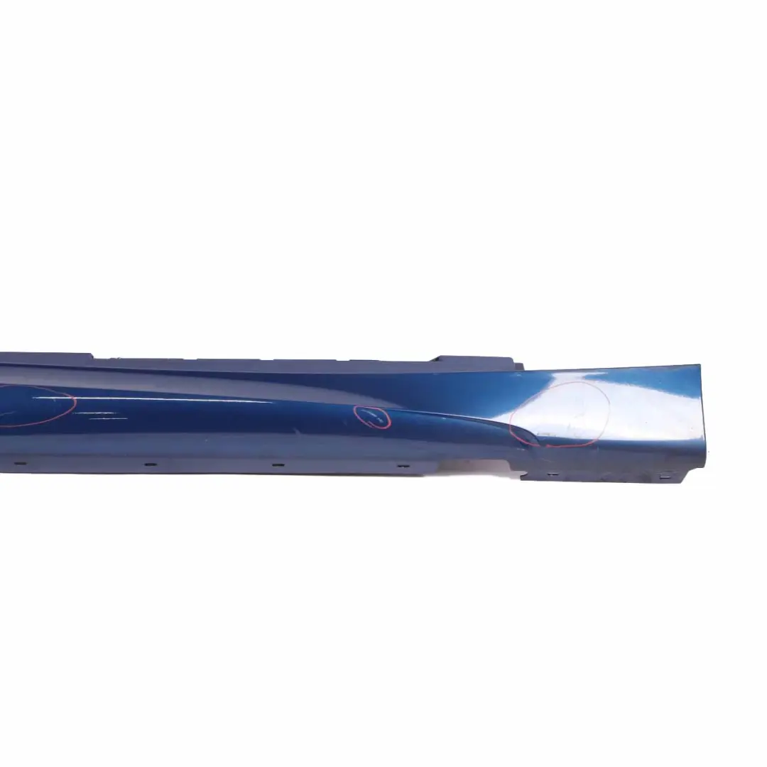 BMW E87 LCI M Sport Sill Strip Side Skirt Right O/S Le Mans Blue Metallic - 381 - SKU 0033556-LMB6 - Part number 0033556