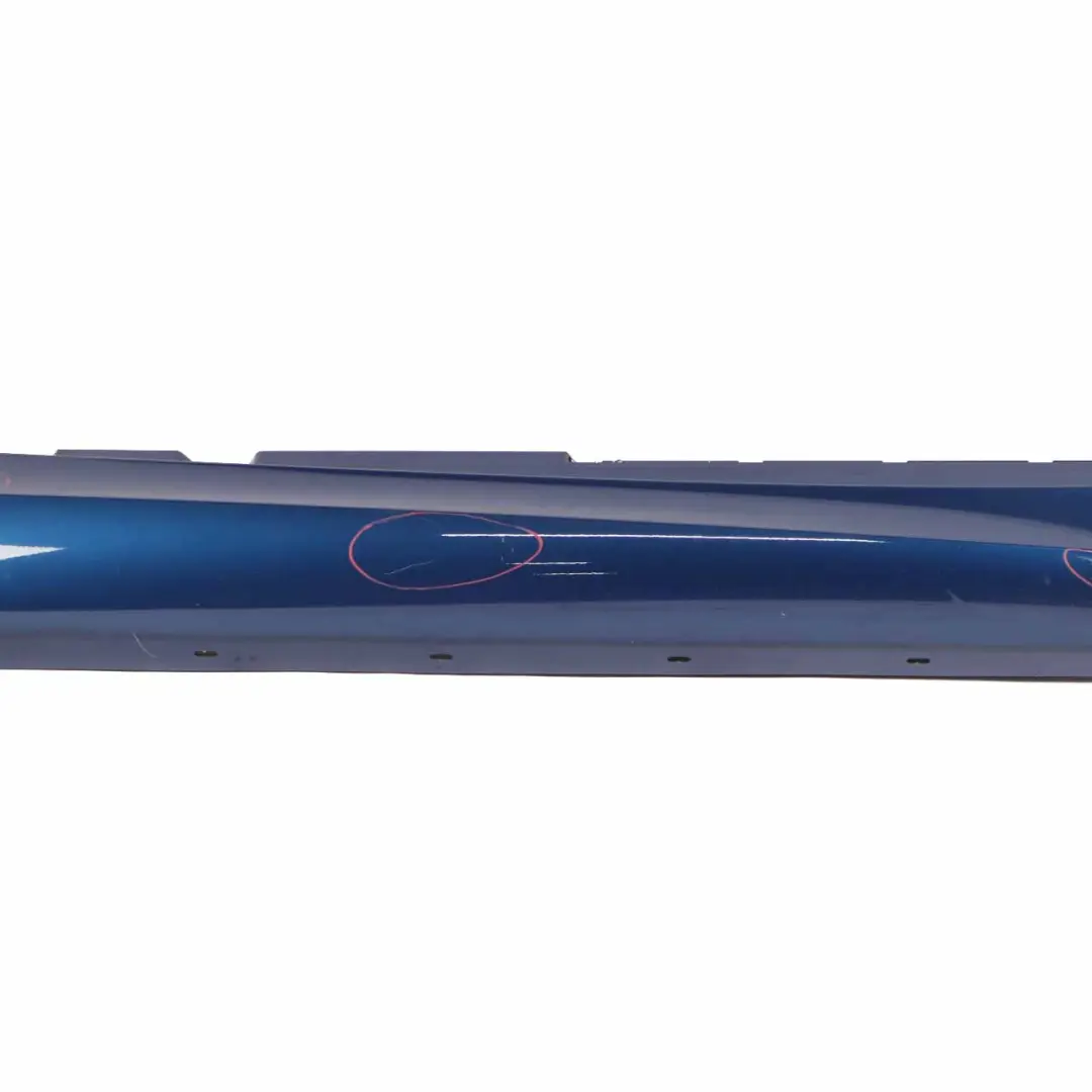 BMW E87 LCI M Sport Sill Strip Side Skirt Right O/S Le Mans Blue Metallic - 381 - SKU 0033556-LMB6 - Part number 0033556
