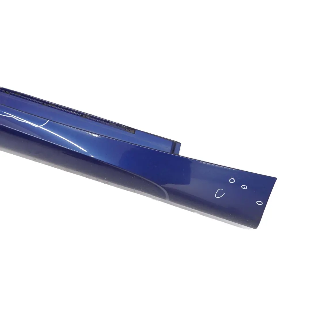 BMW 1 E87 LCI M Sport Schwellerleiste Blende Schweller Rechts Le Mans Blau 381 - SKU 0033556-LMB7 - Teilenummer 0033556