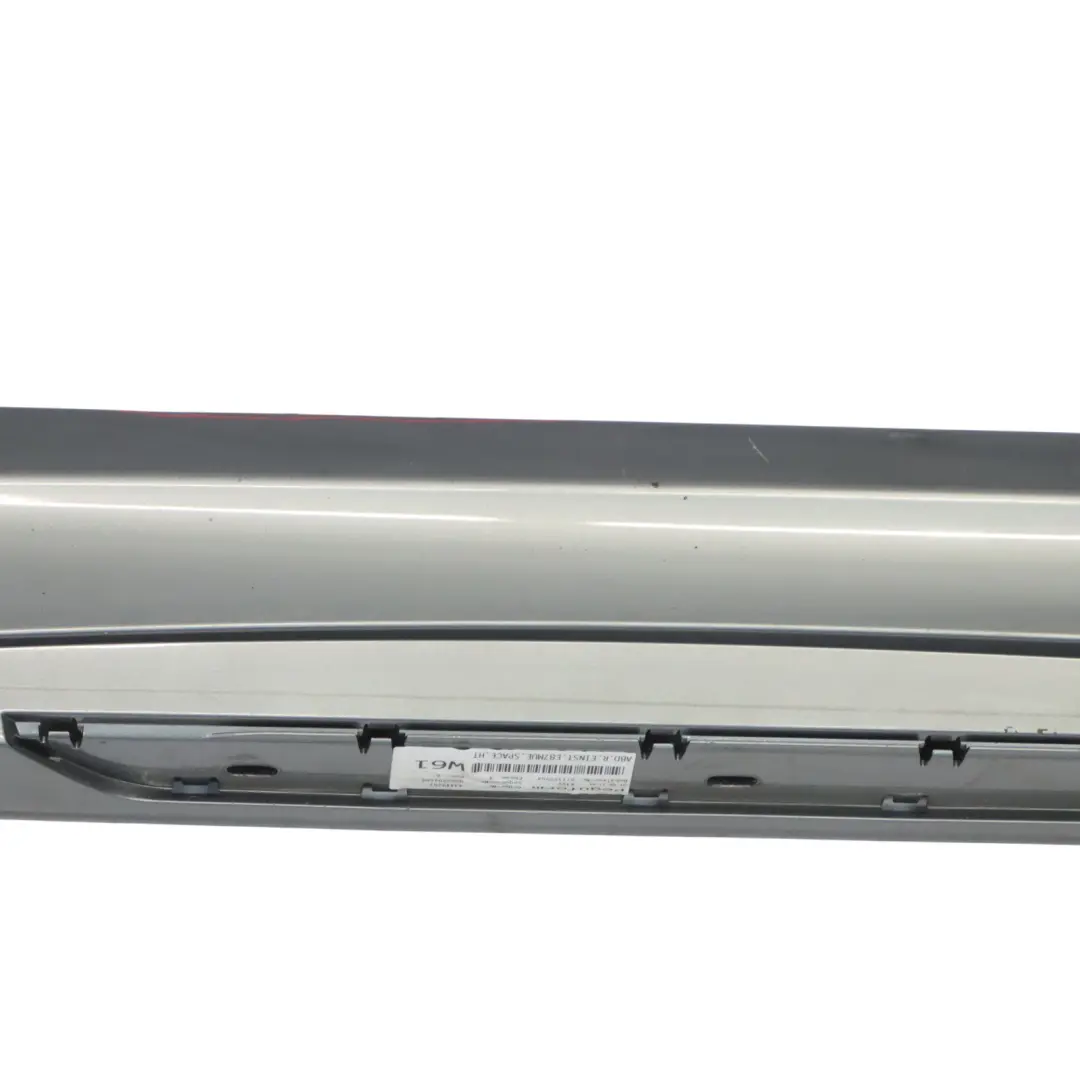 BMW E87 Sill Strip Side Skirt M Sport Right O/S Spacegrau Grey Metallic - A52 - SKU 0033556-SCG - Part number 0033556