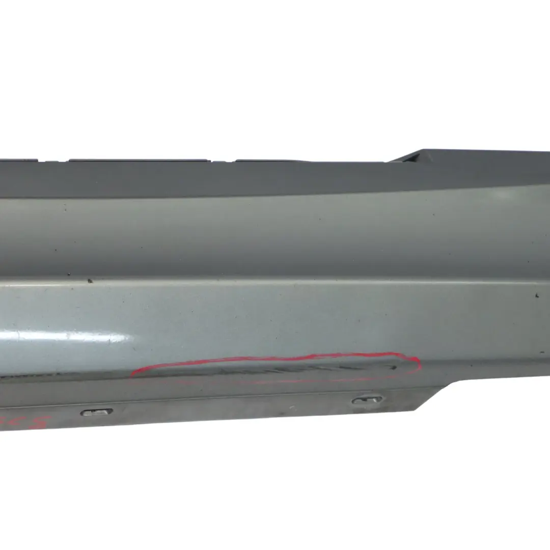 BMW E87 Sill Strip Side Skirt M Sport Right O/S Spacegrau Grey Metallic - A52 - SKU 0033556-SCG - Part number 0033556