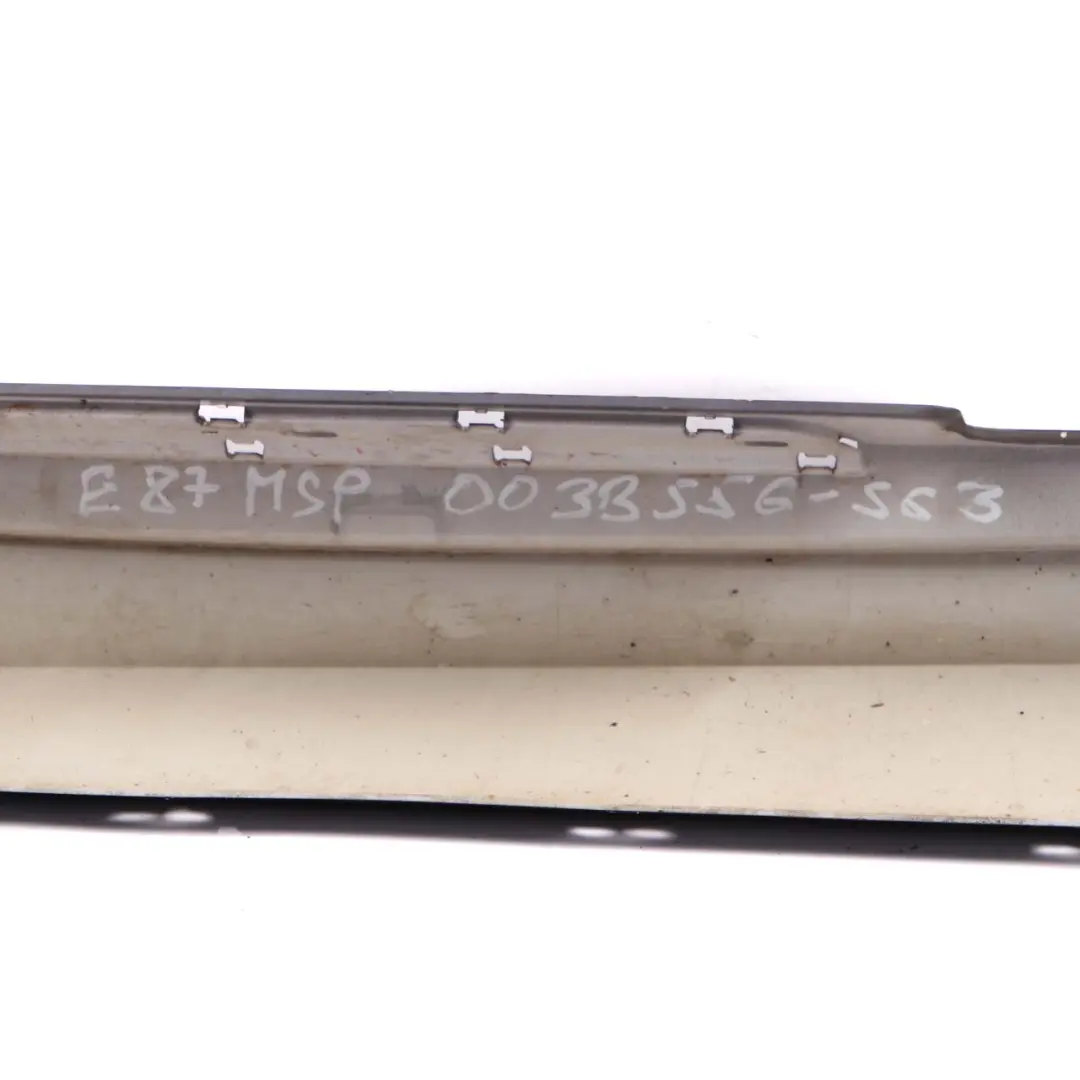 Sill Strip Side Skirt Right O/S Sparkling Graphite - A22 to BMW 1 E87 LCI M Sport with Part number 0033556 BMW 1 E87 LCI M Sport Sill Strip Side Skirt Right O/S Sparkling Graphite - A22 - SKU 0033556-SG3 - Part number 0033556