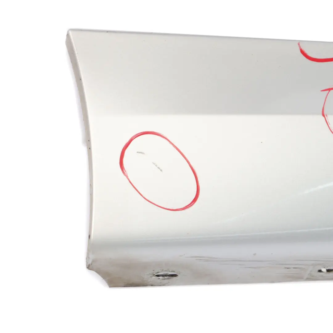 Sill Strip Side Skirt Right O/S Titansilber Silver - 354 to BMW E87 M Sport with Part number 0033556 BMW E87 M Sport Sill Strip Side Skirt Right O/S Titansilber Silver - 354 - SKU 0033556-TS2 - Part number 0033556