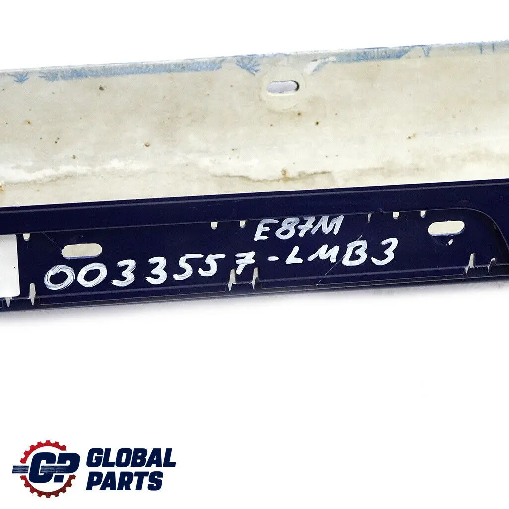 Bas de Porte Couverture Seuil A Gauche le Mans Bleu 381 pour BMW E87 M Sport à propos du numéro de pièce 0033557 BMW E87 M Sport Bas de Porte Couverture Seuil A Gauche le Mans Bleu 381 - SKU 0033557-LMB3 - Numéro de pièce 0033557
