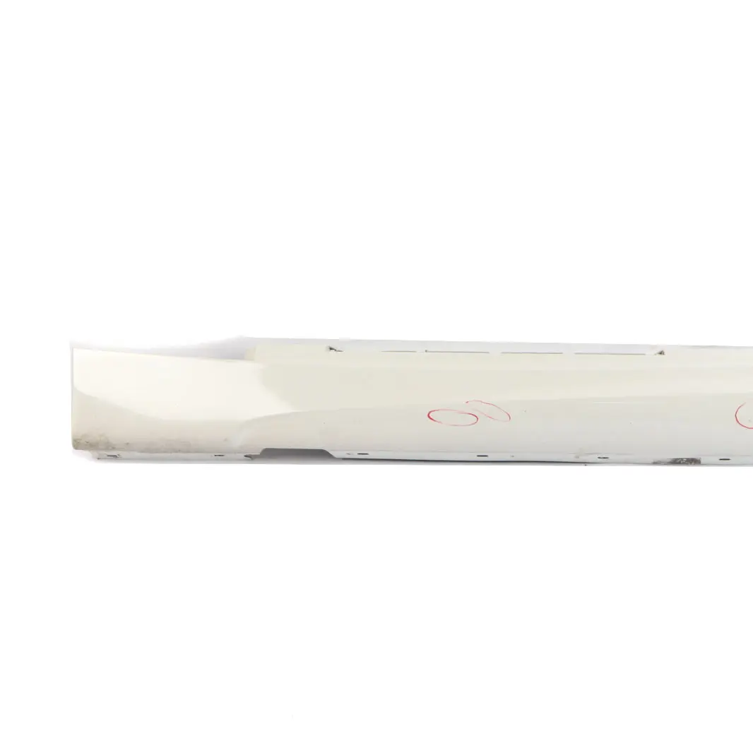 BMW E87 Side Skirt Strip M Sport Sill Left N/S Alpinweiss Alpine White - 300 - SKU 0033557-AW3 - Part number 0033557