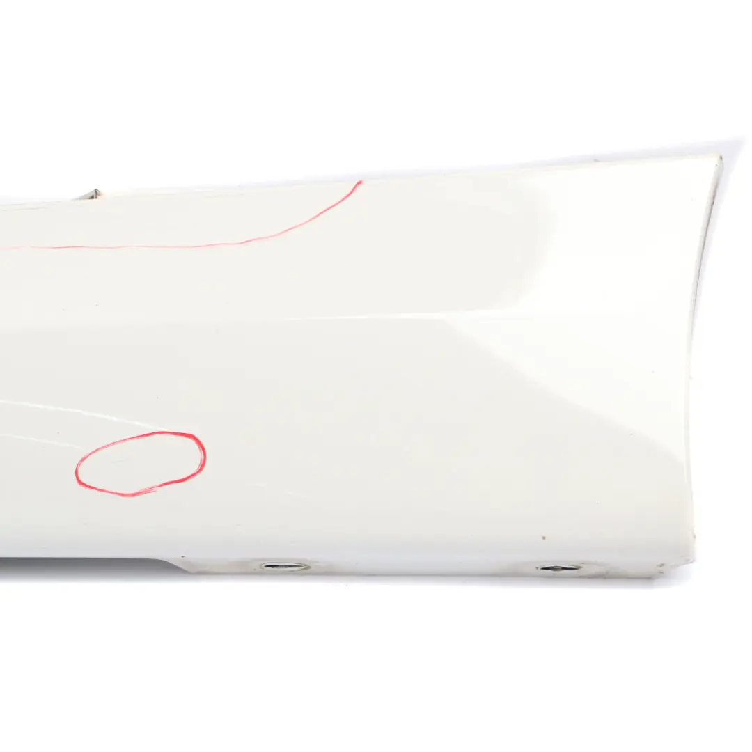 BMW E87 Side Skirt Strip M Sport Sill Left N/S Alpinweiss Alpine White - 300 - SKU 0033557-AW3 - Part number 0033557