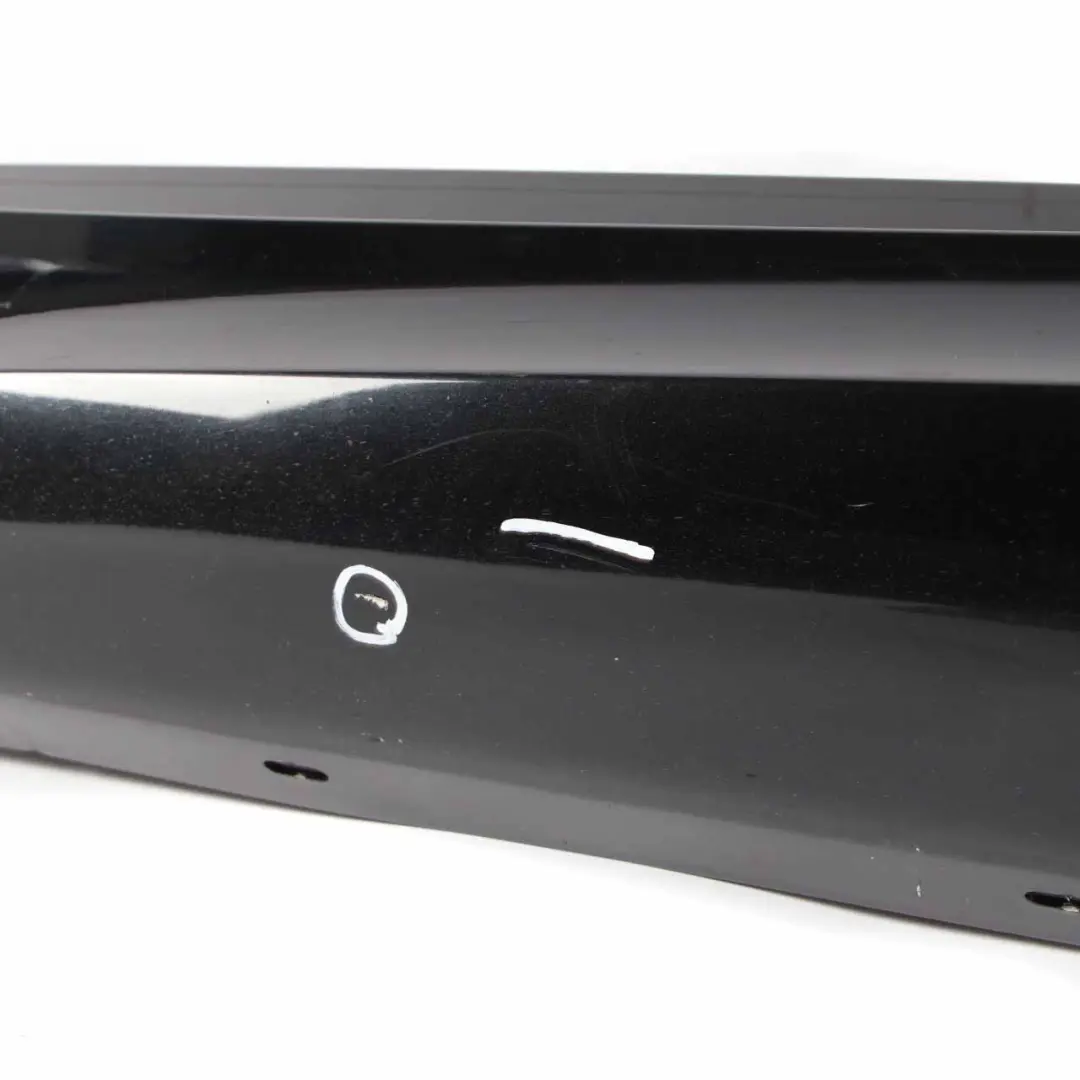 BMW E87 LCI M Sport Listello Portiera Apertura Gonna SX Black Sapphire - SKU 0033557-BS1 - Numero di parte 0033557
