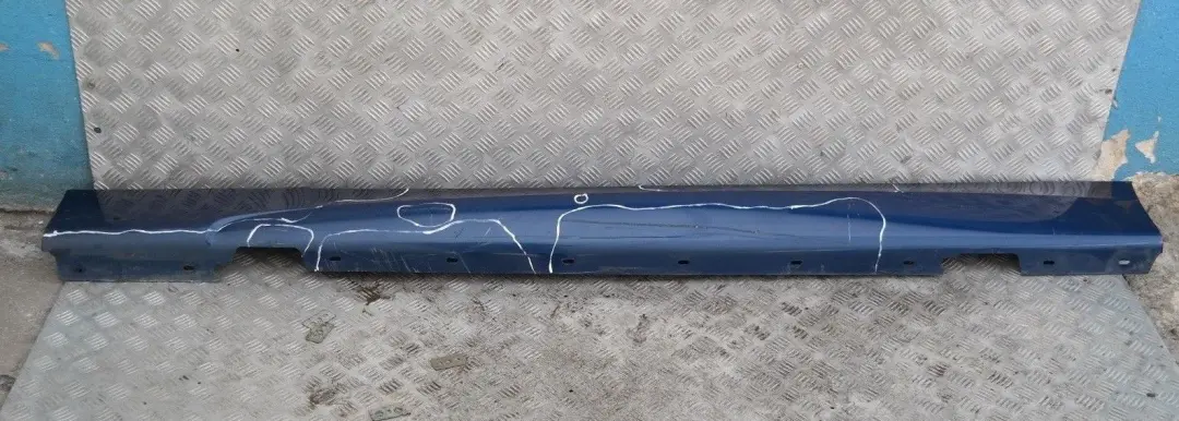 BMW 1 SERIES E87 E87N M SPORT Sill Strip Side Skirt Left N/S Le Mans Blau Blue - SKU 0033557-LMB1 - Part number 33557
