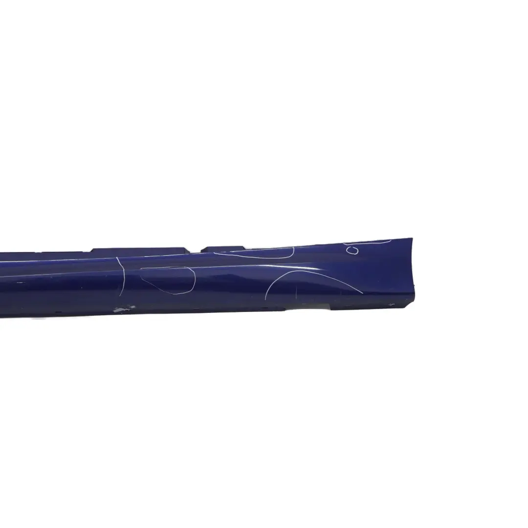 BMW 1 E87 M Sport Sill Strip Side Skirt Left N/S Le Mans Blue Metallic - 381 - SKU 0033557-LMB6 - Part number 0033557