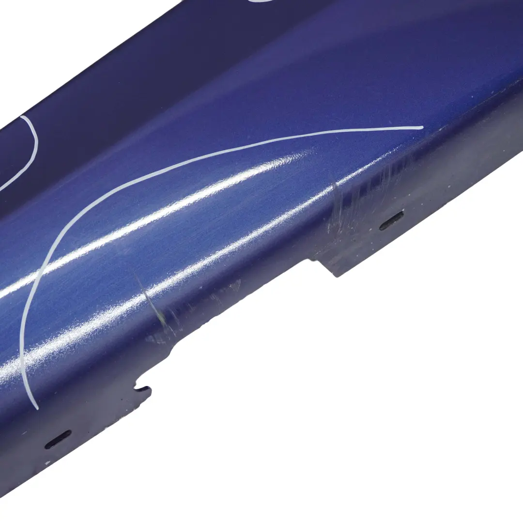 Sill Strip Faldon Lateral Izquierdo Azul Le Mans Metalizado 381 para BMW E87 M Sport con número de pieza 0033557 BMW E87 M Sport Sill Strip Faldon Lateral Izquierdo Azul Le Mans Metalizado 381 - SKU 0033557-LMB6 - Número de pieza 0033557