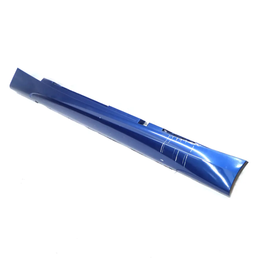 BMW E87 Seitenschwellerleiste M Sport Schweller links Le Mans Blau - 381 - SKU 0033557-LMB7 - Teilenummer 0033557