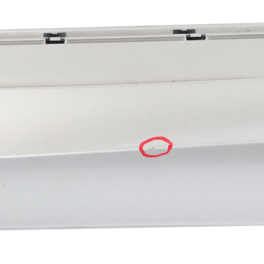 Sill Strip Side Skirt Left N/S Titansilber Silver Metallic - 354 to BMW E87 M Sport with Part number 0033557 BMW E87 M Sport Sill Strip Side Skirt Left N/S Titansilber Silver Metallic - 354 - SKU 0033557-TS - Part number 0033557